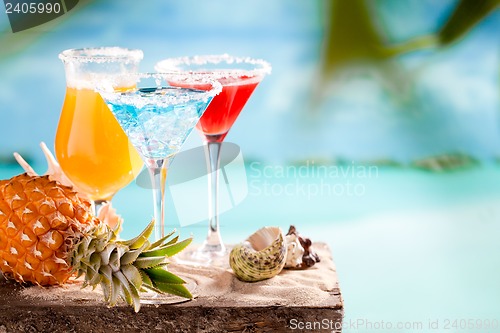 Image of Glasses of cocktails