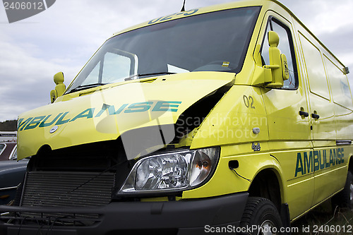 Image of Wrecked Ambulance