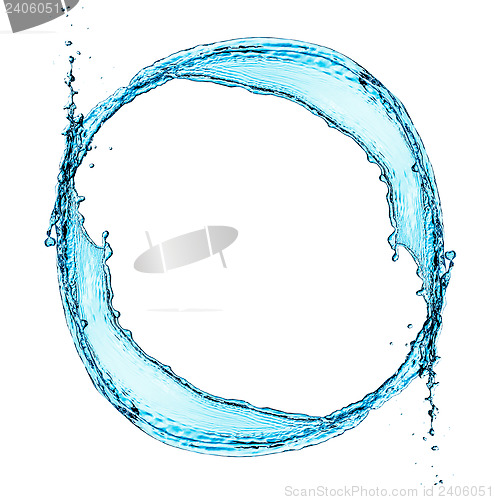 Image of Water splash isolated