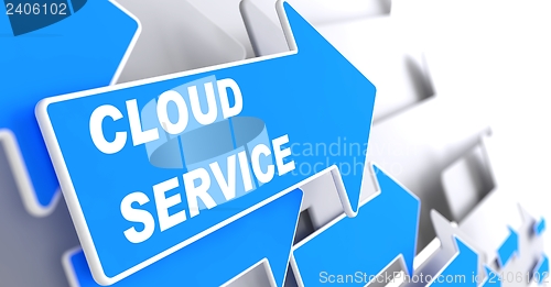 Image of Cloud Service. Internet Concept.