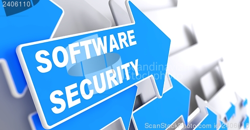 Image of Software Security. Information Concept.