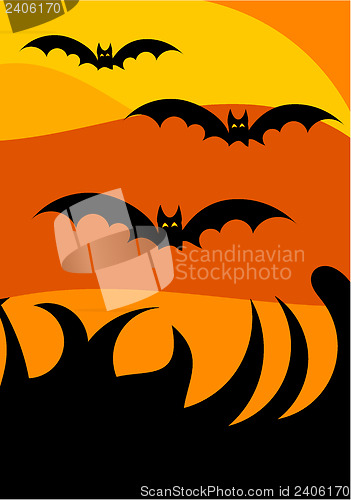 Image of Halloween bats