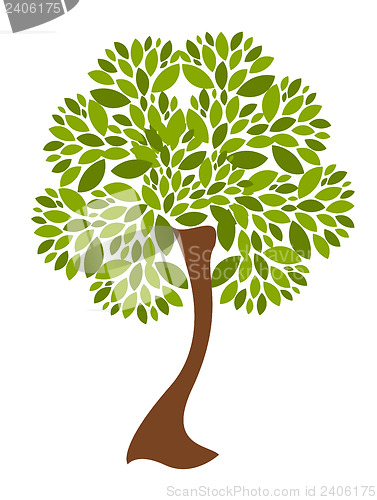 Image of Vector tree illustration