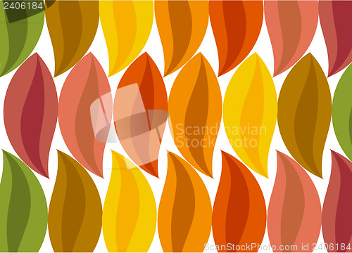 Image of Autumnal leaf background