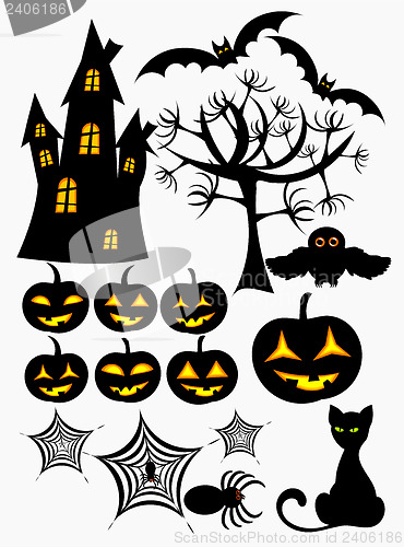 Image of Halloween elements