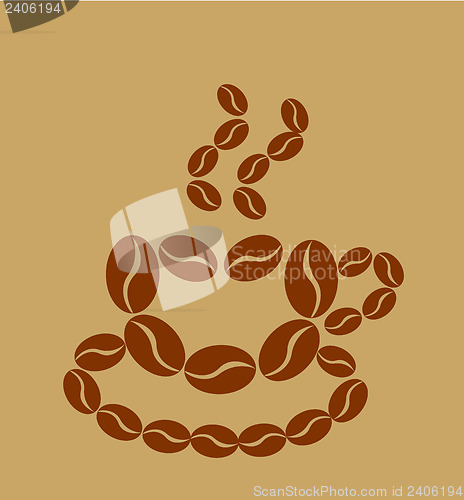 Image of Cup made of beans