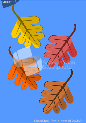 Image of Falling leaves