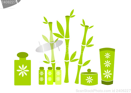 Image of Green spa cosmetics