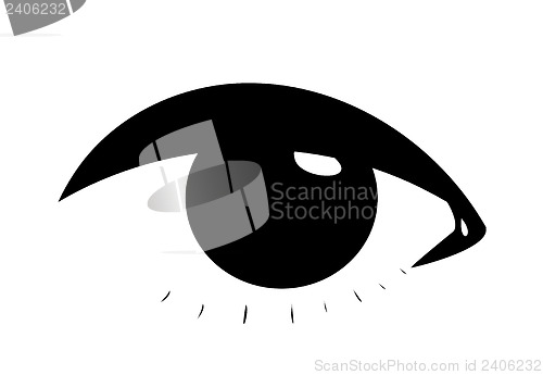 Image of Symbolic female eye