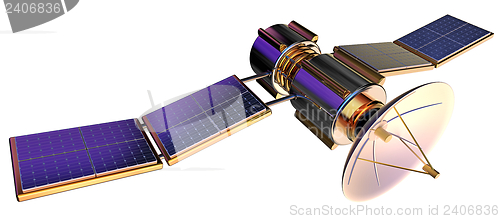 Image of 3D model of an artificial satellite of the Earth