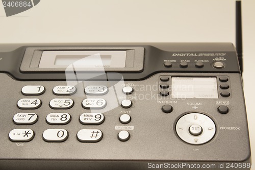 Image of Fax tones of black, isolated on white background.