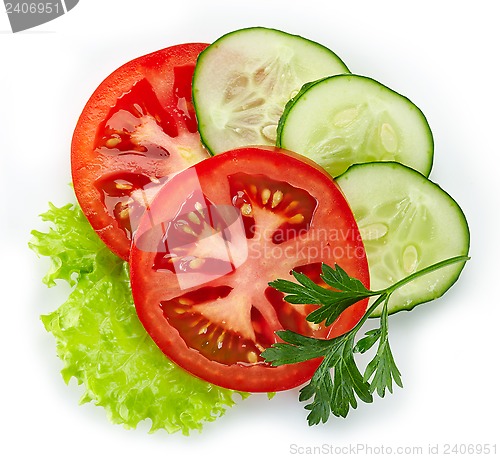 Image of various fresh vegetables