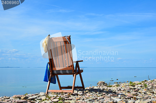 Image of Nice view from wooden chair