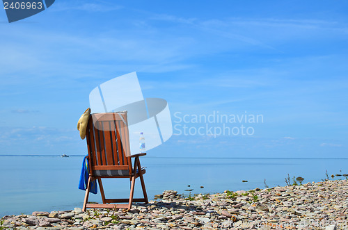 Image of Chair with ocean view