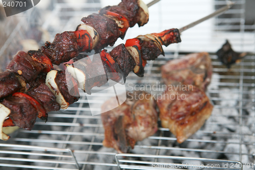 Image of Barbecued kebabs