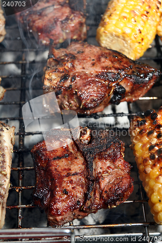 Image of Barbecuing chops