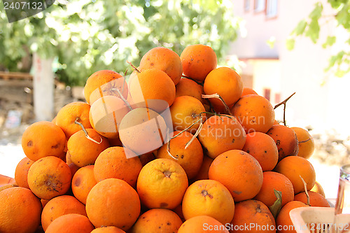 Image of Pile of Oranges