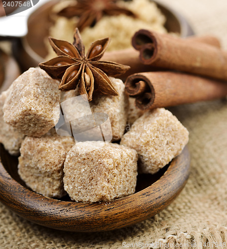 Image of  Brown Cane Sugar,Cinnamon And Anise Star