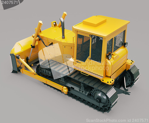 Image of Heavy crawler bulldozer 