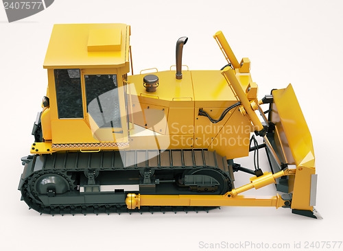 Image of Heavy crawler bulldozer 