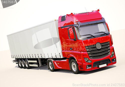 Image of Semi-trailer truck