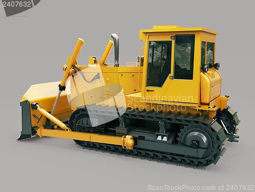 Image of Heavy crawler bulldozer 