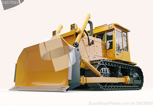 Image of Heavy crawler bulldozer 