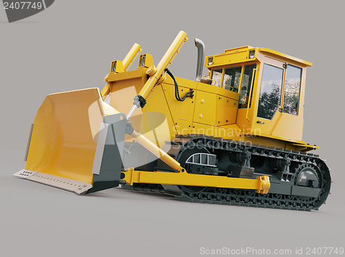 Image of Heavy crawler bulldozer 