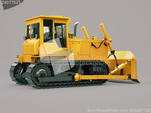 Image of Heavy crawler bulldozer 