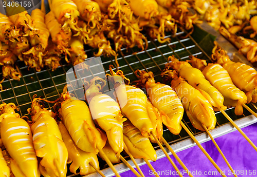 Image of Grilled stick on street