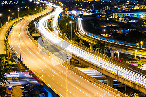 Image of Highway at night