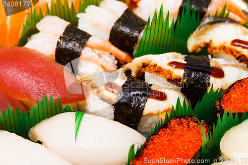 Image of Sushi , traditional japanese food