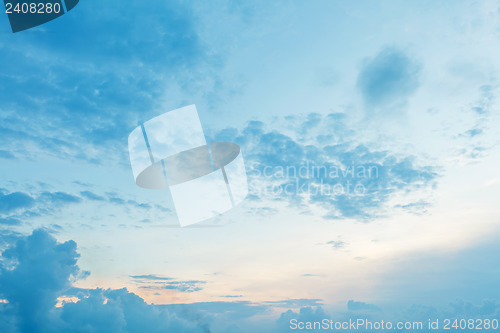 Image of Cloudscape at morning
