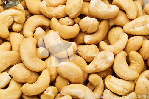 Image of Fresh cashew nuts background
