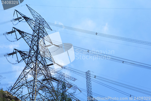 Image of Power distribution tower