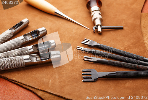 Image of Leather craft hand tool