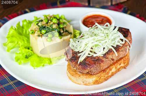 Image of Gourmet steak meat