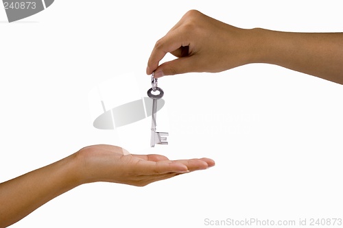 Image of Hand Over the Key