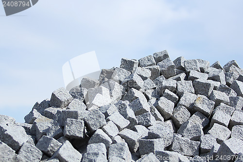 Image of Gray Cobblestones - Granite