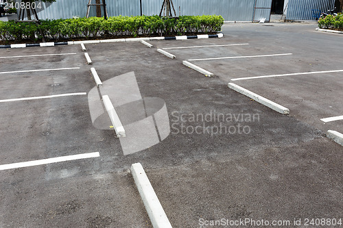 Image of Empty outdoor car park