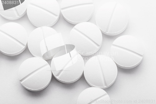 Image of Pills isolated on white 