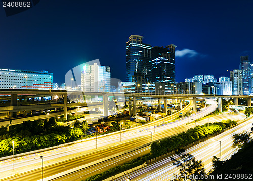 Image of Highway at night