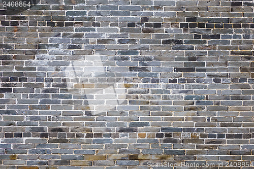 Image of Ancient gray brick wall