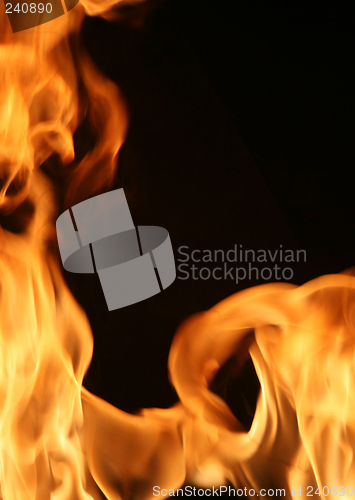 Image of Fiery frame vertical