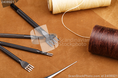 Image of Handmade Leather craft tool