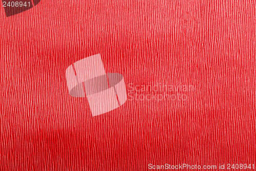 Image of Striped leather texture in red color