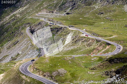 Image of beautiful mountain road