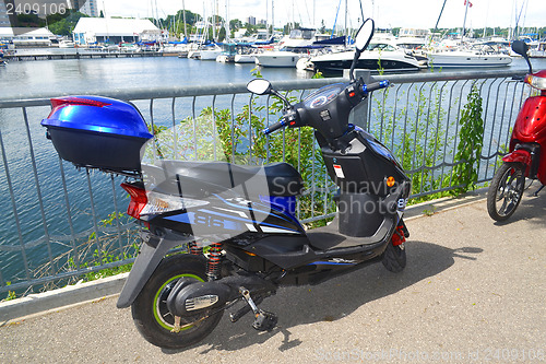Image of Modern scooter.