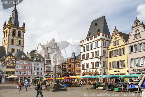 Image of Market square in Trier Germany