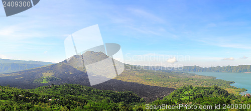 Image of Balinese volcano